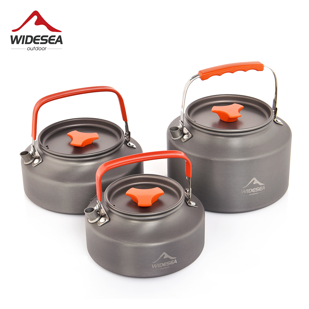 Coffee Equipment For Camping - Widesea 1.1L 2L1.5L Camping กาต้มน้ํากาแฟกลางแจ้งกาต้มน้ําบนโต๊ะอาหารชุดปิกนิกอุปกรณ์เครื่องครัวการท่องเที่ยวเครื่องครัว