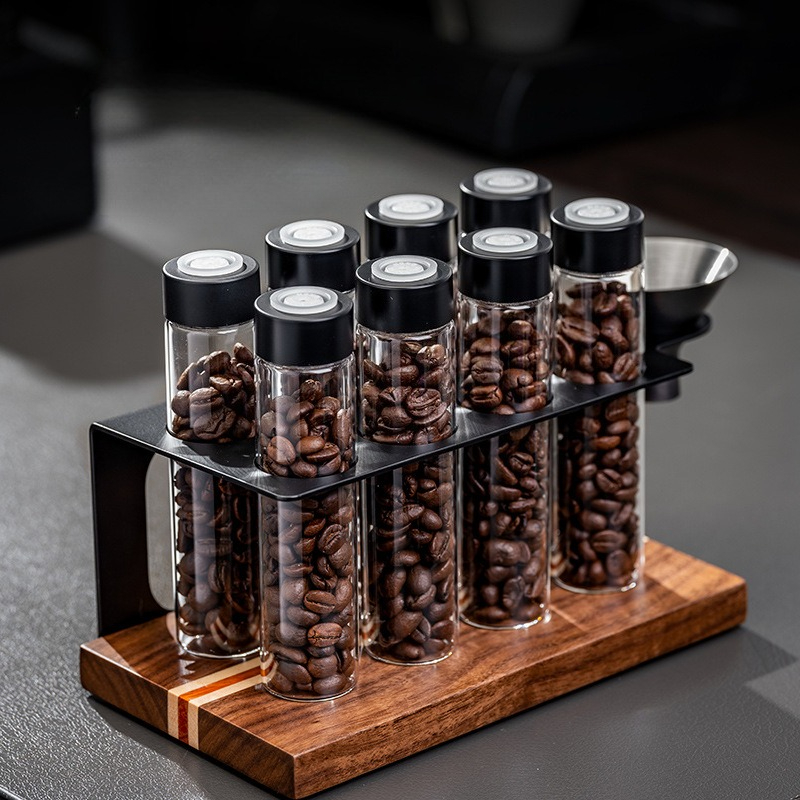 ขวดแก้วเก็บเมล็ดกาแฟ JUSTINLAU - Coffee Equipment Rack บทวิจารณ์และราคา