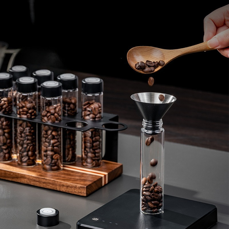 ขวดแก้วเก็บเมล็ดกาแฟ JUSTINLAU - Coffee Equipment Rack บทวิจารณ์และราคา