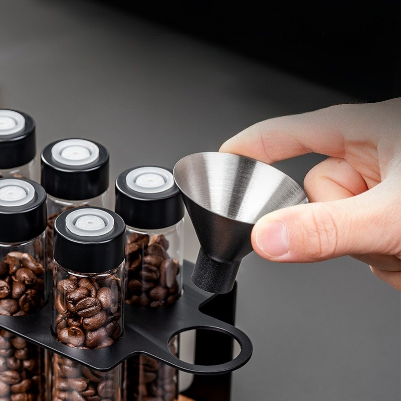 ขวดแก้วเก็บเมล็ดกาแฟ JUSTINLAU - Coffee Equipment Rack บทวิจารณ์และราคา