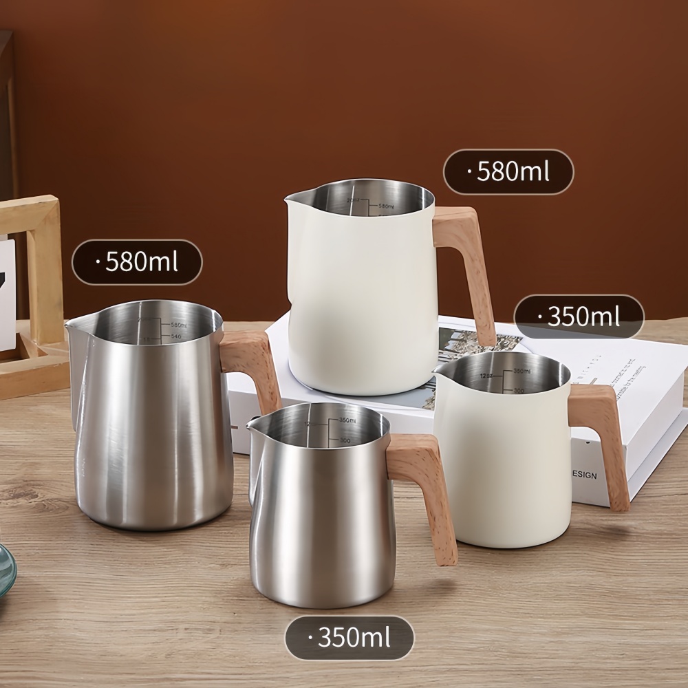 กาแฟนมFrothingเหยือกเหยือก 304 - Milk Steaming Pitcher บทวิจารณ์และราคา