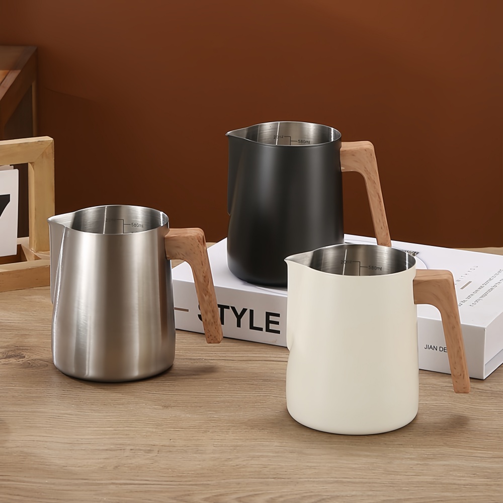 กาแฟนมFrothingเหยือกเหยือก 304 - Milk Steaming Pitcher บทวิจารณ์และราคา