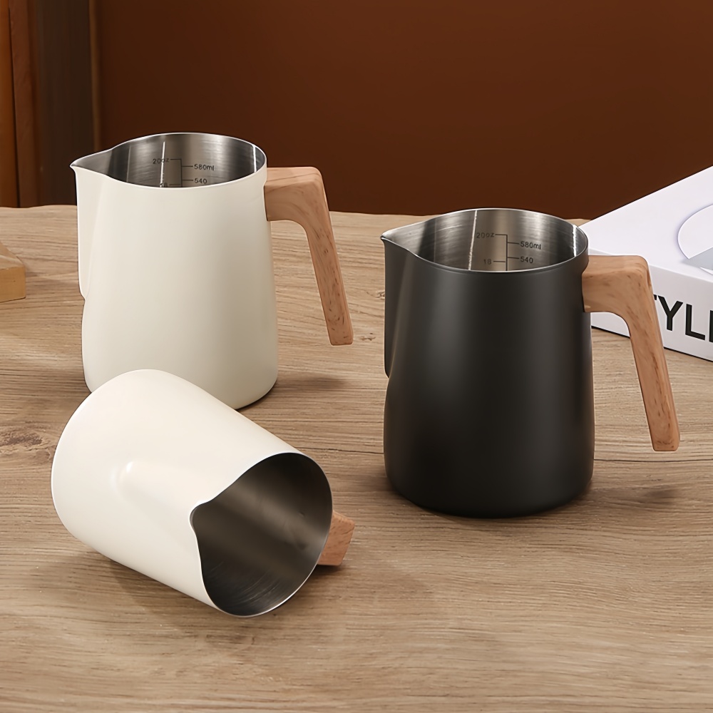กาแฟนมFrothingเหยือกเหยือก 304 - Milk Steaming Pitcher บทวิจารณ์และราคา