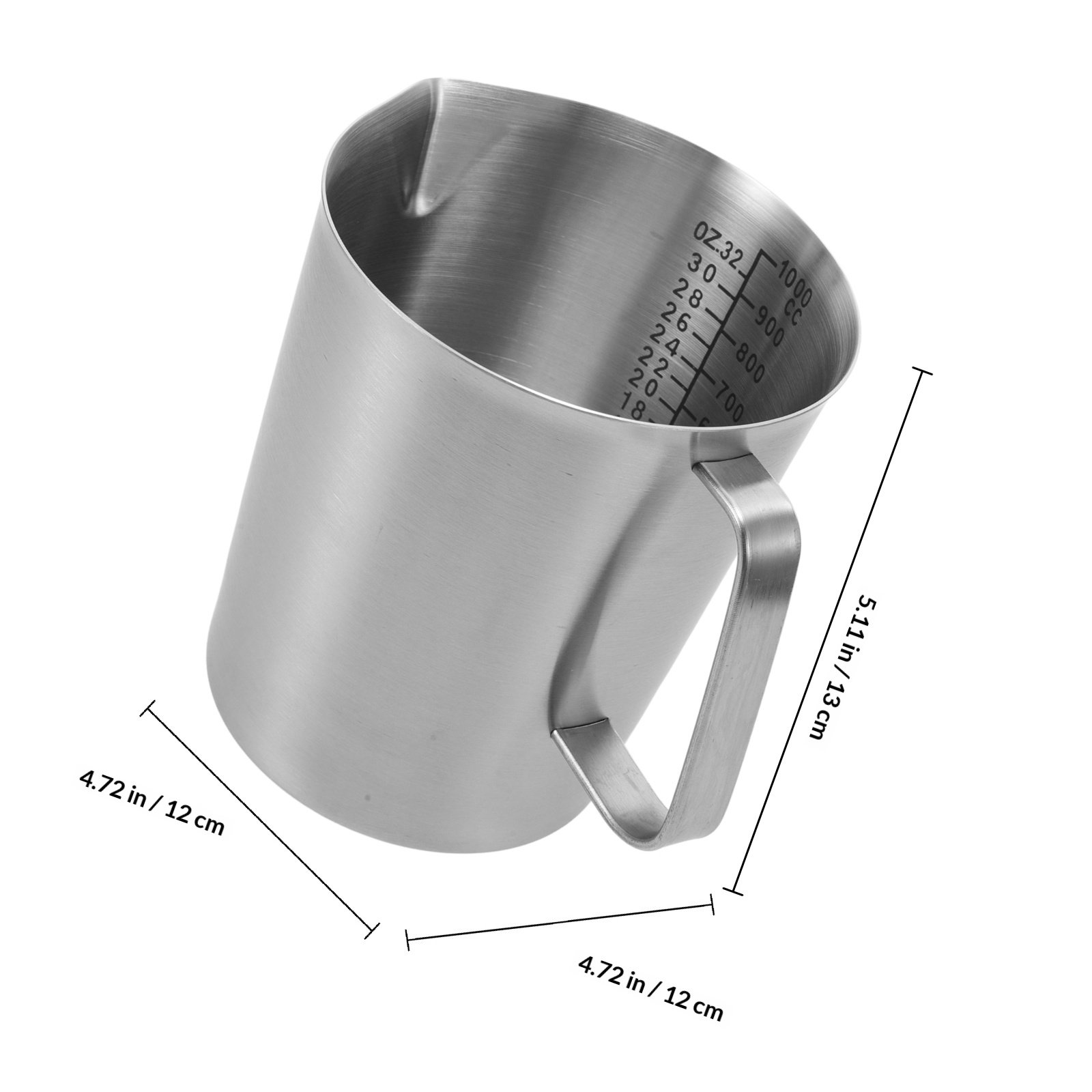 เหยือกนมสแตนเลสคุณภาพสูง ความจ - Milk Steaming Pitcher บทวิจารณ์และราคา
