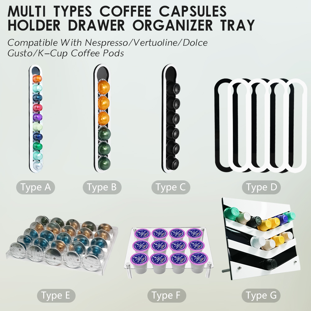 หลายประเภทแคปซูลกาแฟผู้ถือลิ้น - Coffee Equipment Rack บทวิจารณ์และราคา