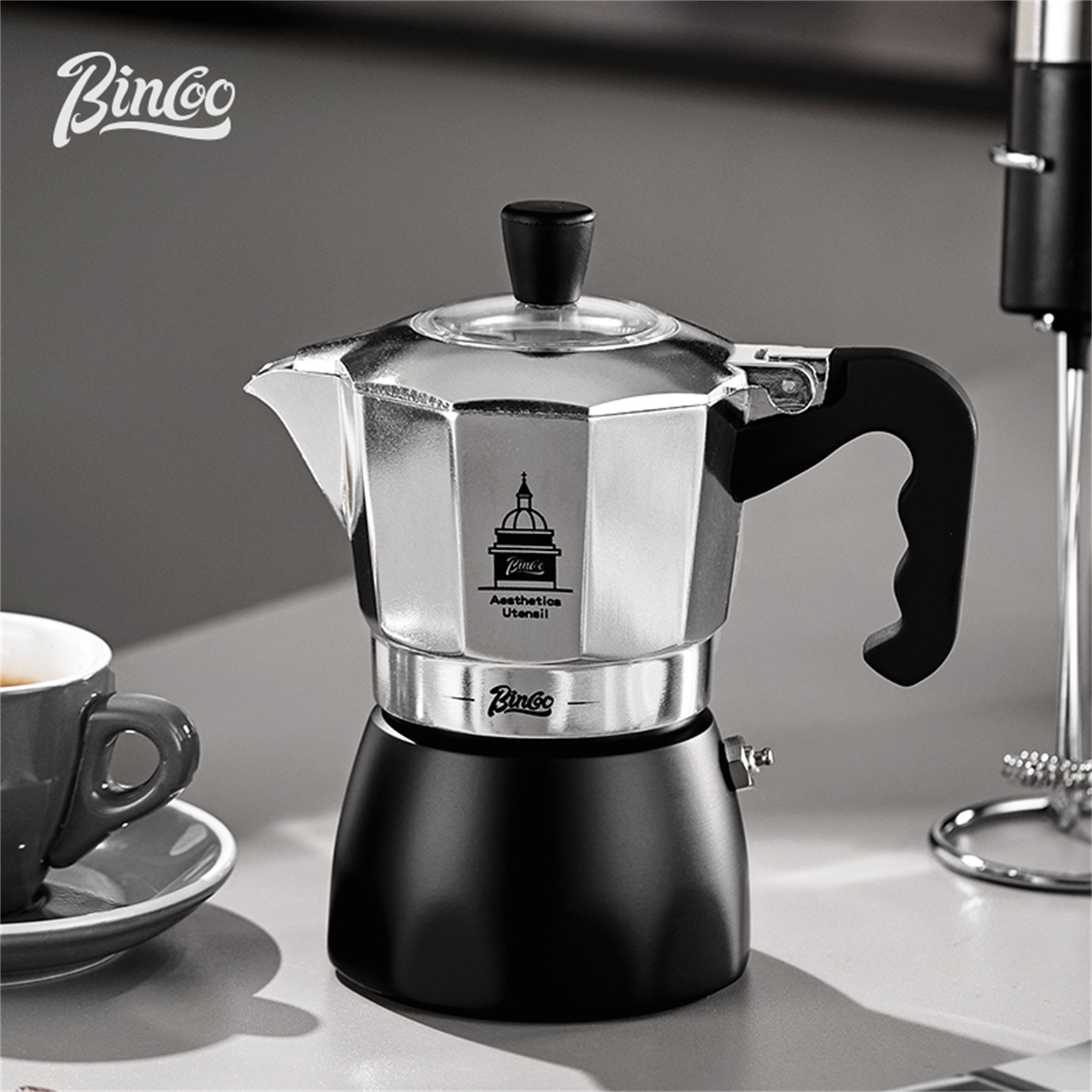 BINCOO วาล์วคู่ Moka Pot,Espre - Coffee Vending Equipment บทวิจารณ์และราคา