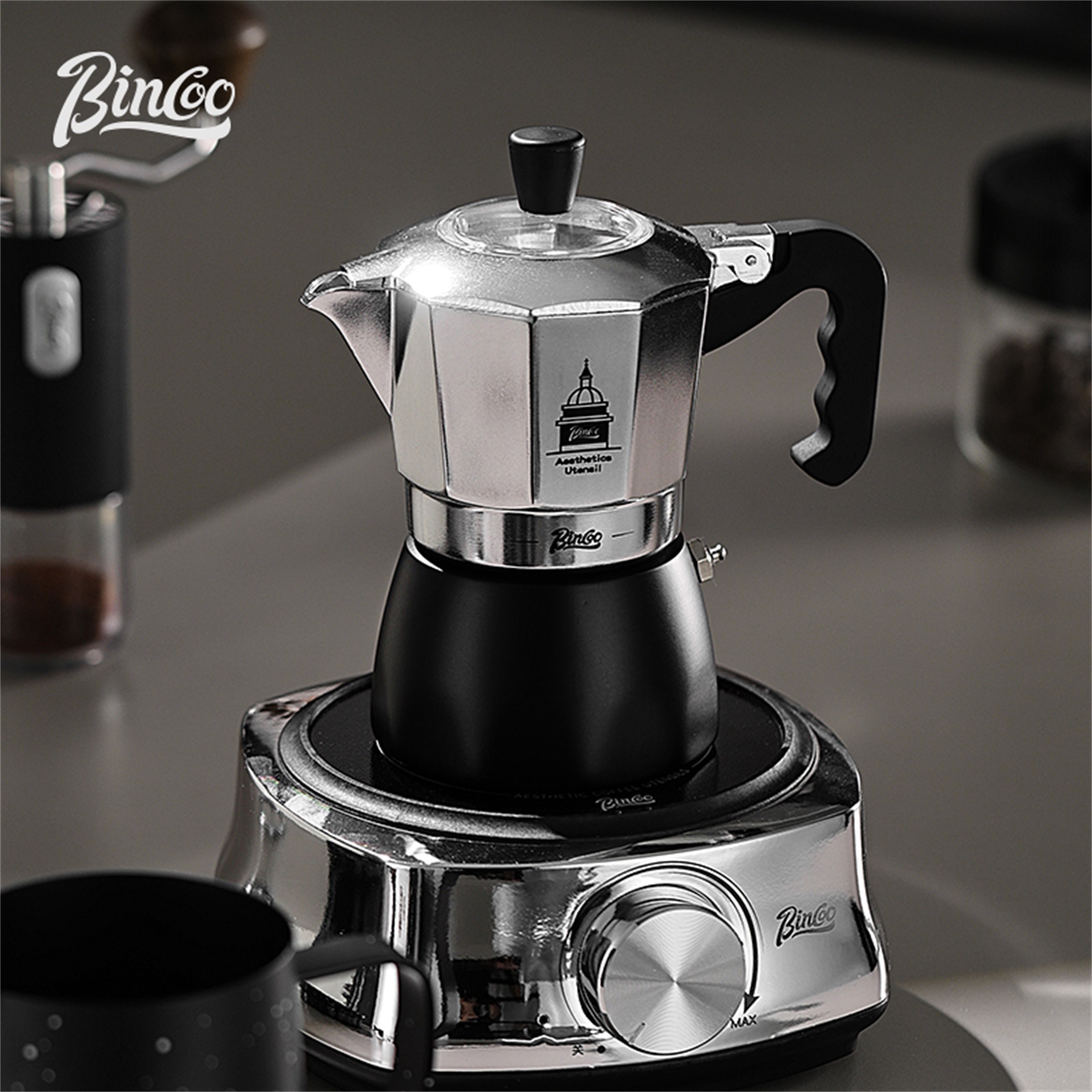 BINCOO วาล์วคู่ Moka Pot,Espre - Coffee Vending Equipment บทวิจารณ์และราคา