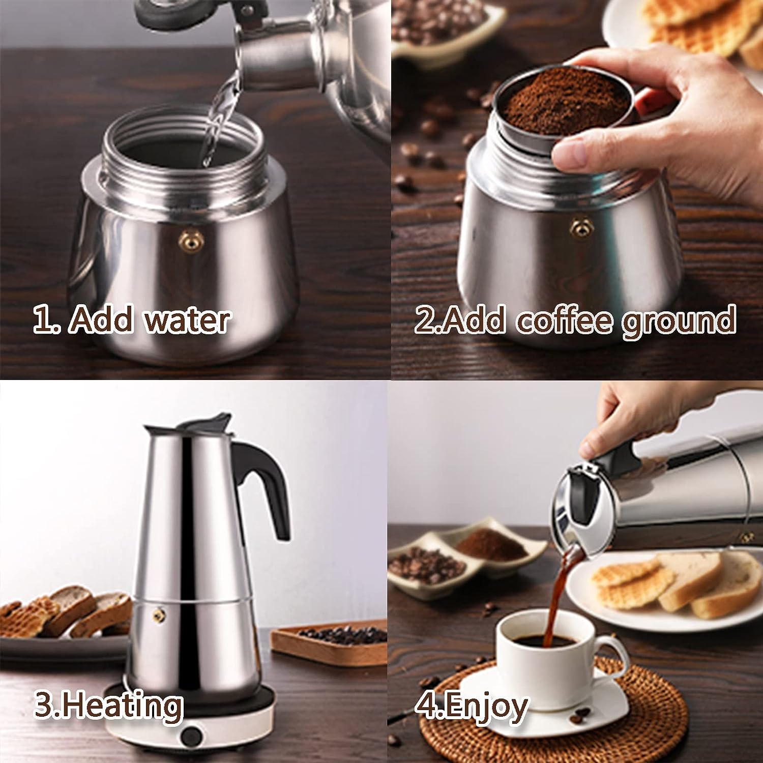 เครื่องชงกาแฟโมคา4/6/9ถ้วย, เค - Coffee Vending Equipment บทวิจารณ์และราคา