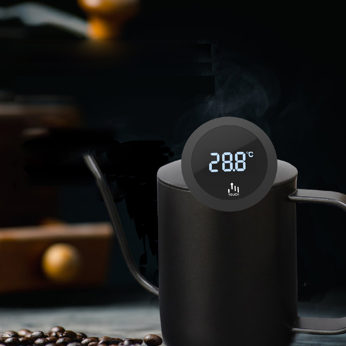 0 ถึง100 ℃   หน้าจอสัมผัสเครื่ - Milk Steaming Pitcher บทวิจารณ์และราคา
