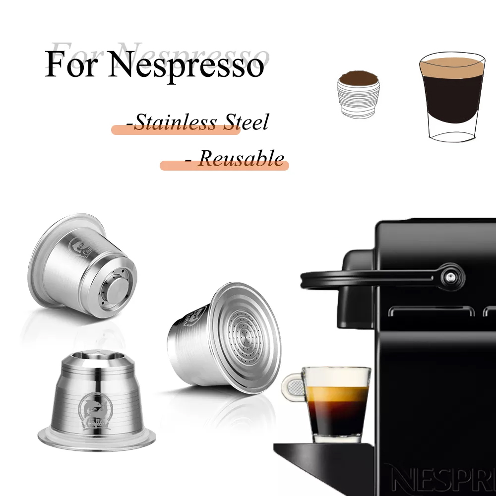 สแตนเลสสตีล Reusable แคปซูลถาว - Coffee Equipment Rack บทวิจารณ์และราคา