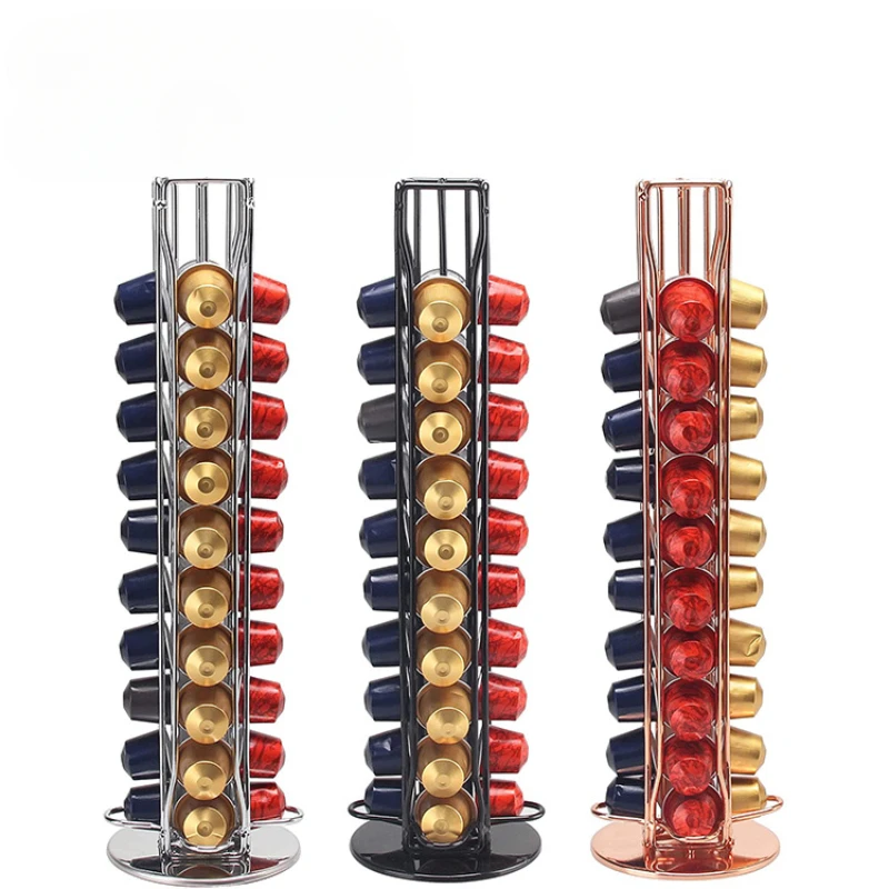1PC 40 แคปซูลกาแฟ Nespresso Co - Coffee Equipment Rack บทวิจารณ์และราคา