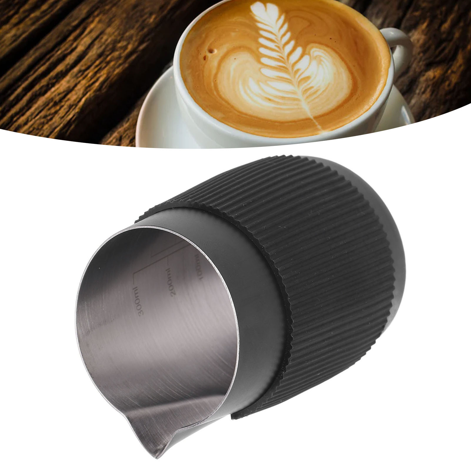 เหยือกตีฟองนมสแตนเลส 420 มล. ม - Milk Steaming Pitcher บทวิจารณ์และราคา