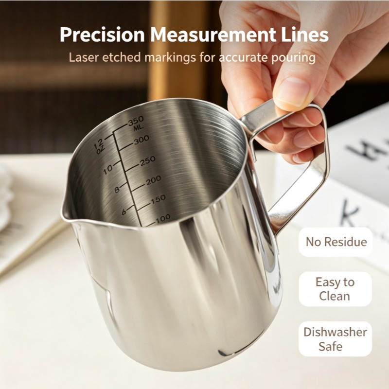 เหยือกตีฟองนม, เหยือกสแตนเลสสำ - Milk Steaming Pitcher บทวิจารณ์และราคา