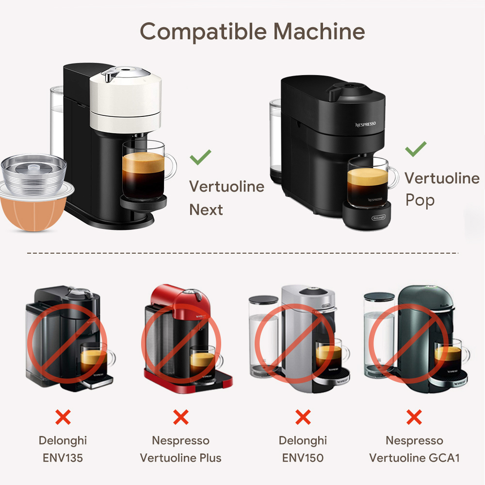 สแตนเลสสตีลแคปซูลแบบใช้ซ้ําได้ - Coffee Vending Equipment บทวิจารณ์และราคา