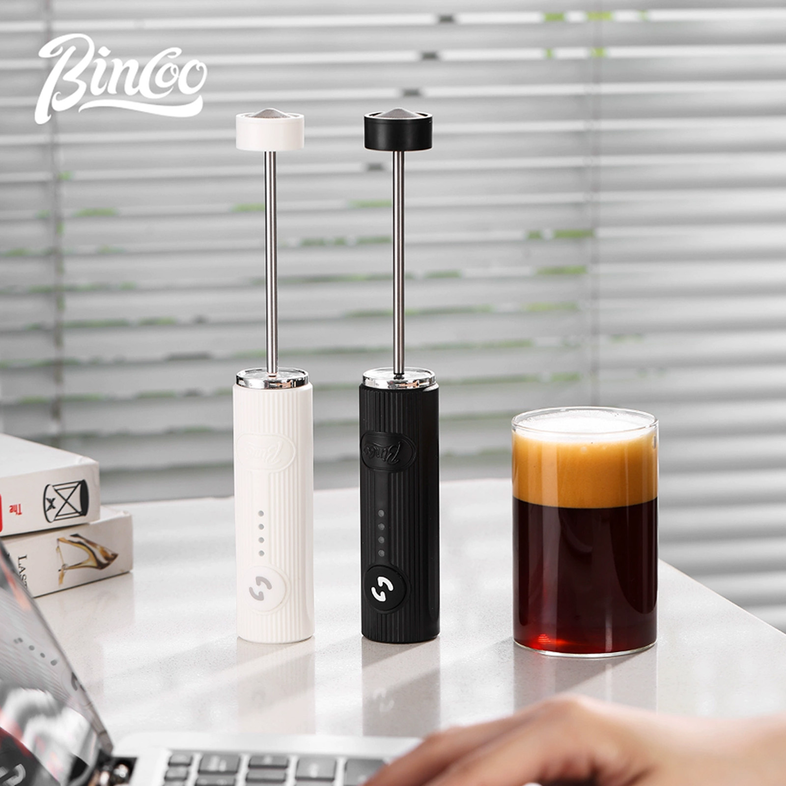 BINCOO เครื่องตีฟองกาแฟไฟฟ้า U - Milk Steaming Pitcher บทวิจารณ์และราคา